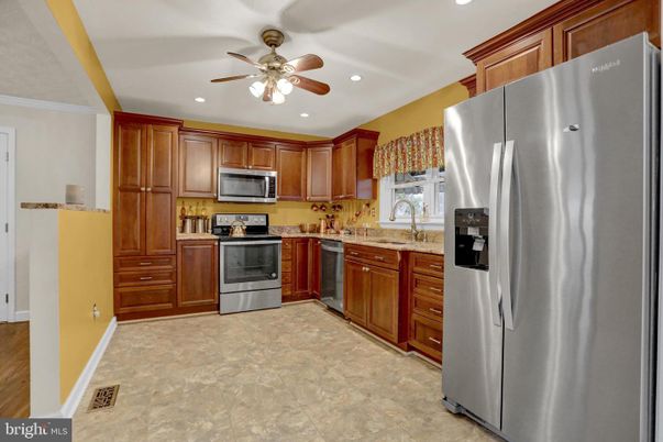 Interior, Kitchen, Recessed Lighting, Stainless Steel Appliances
