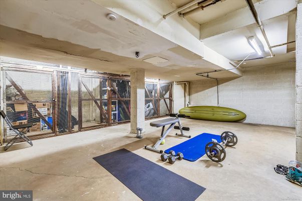 Fitness Equipment, Interior, Stone Walls