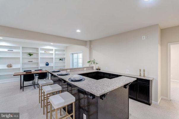 Dining room, Interior, Recessed Lighting