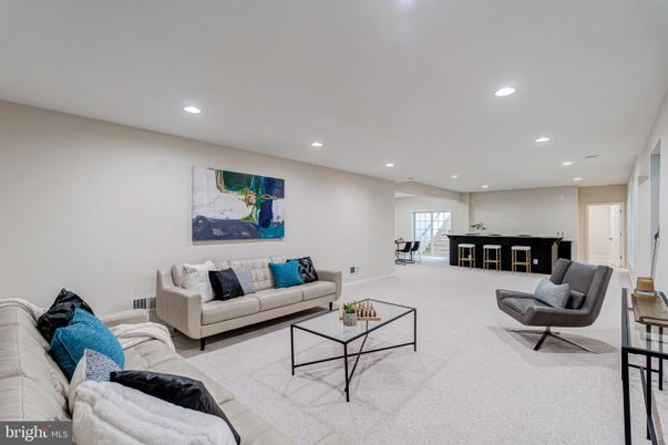 Interior, Living room, Recessed Lighting