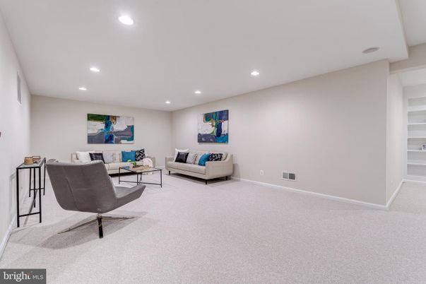 Interior, Living room, Recessed Lighting