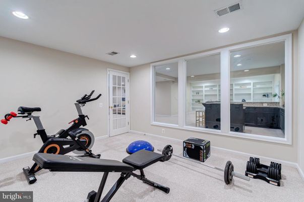 Fitness Equipment, Interior, Recessed Lighting