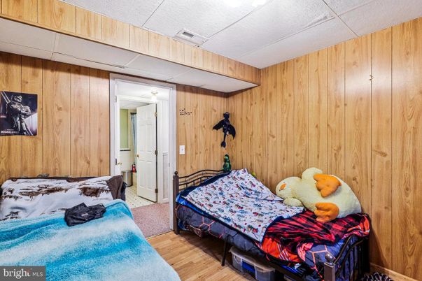 Bedroom, Interior, Wood Texture Flooring, Wooden Walls