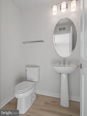 Bathroom, Interior, Wood Texture Flooring