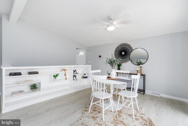 Dining room, Interior, Wood Texture Flooring