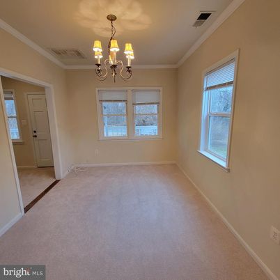 Chandelier, Empty room, Interior