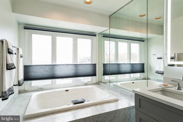 Bathroom, Glass Shower, Interior, Marble, Recessed Lighting