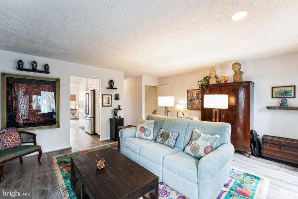 Interior, Kitchen, Living room, Recessed Lighting, Stainless Steel Appliances, Wood Texture Flooring