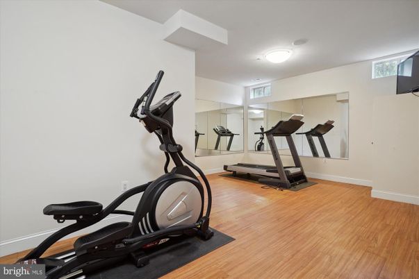 Fitness Equipment, Interior, Wood Texture Flooring