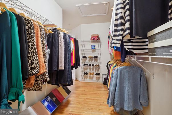 Interior, Walk-in Closets, Wood Texture Flooring