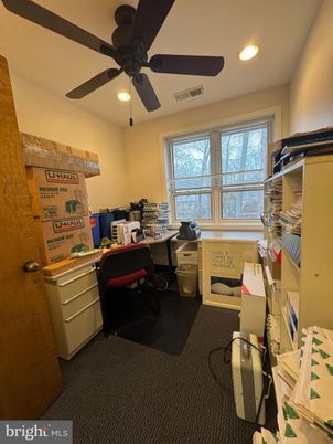 Home Office, Interior, Recessed Lighting