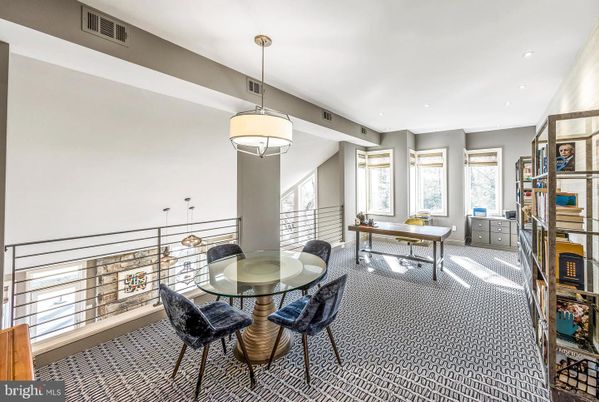 Dining room, Game Room, Interior, Pendant Lights, Recessed Lighting