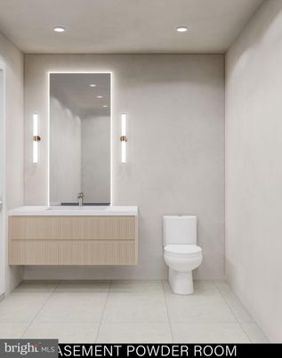 Bathroom, Interior, Recessed Lighting