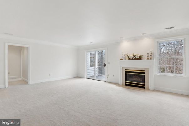 Empty room, Fireplace, Interior, Recessed Lighting