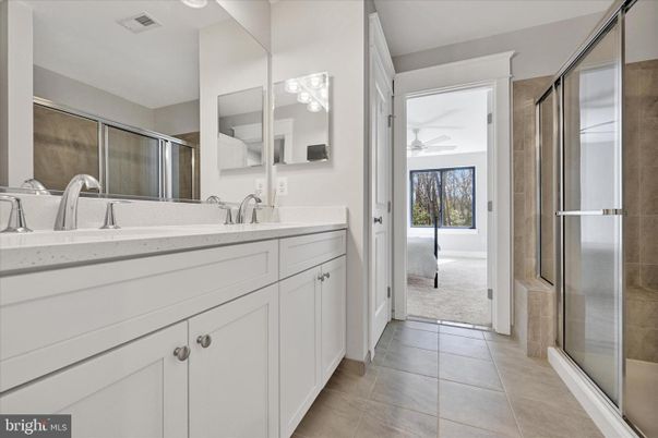 Bathroom, Glass Shower, Interior