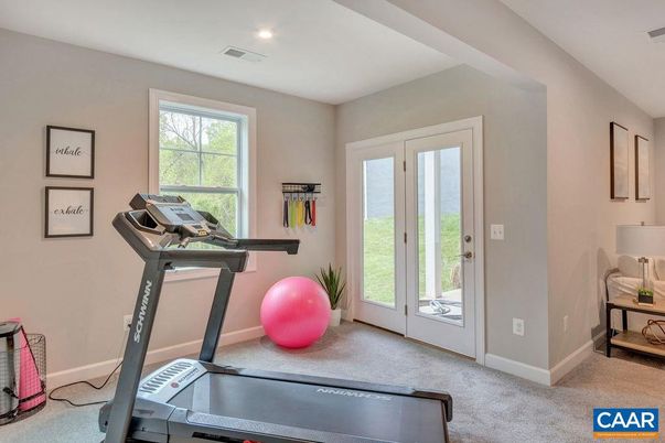 Fitness Equipment, Interior, Recessed Lighting
