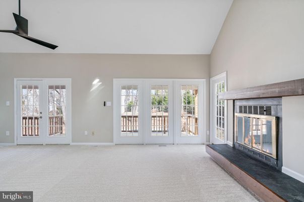 Empty room, Fireplace, Interior
