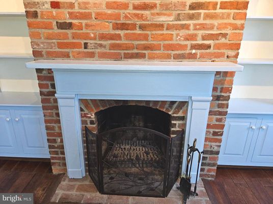 Fireplace, Interior, Wood Texture Flooring