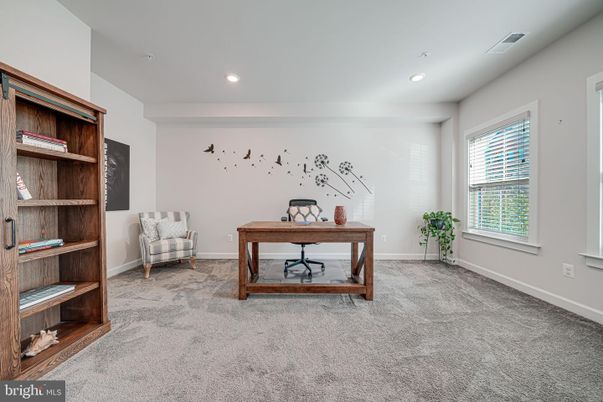 Home Office, Interior, Recessed Lighting