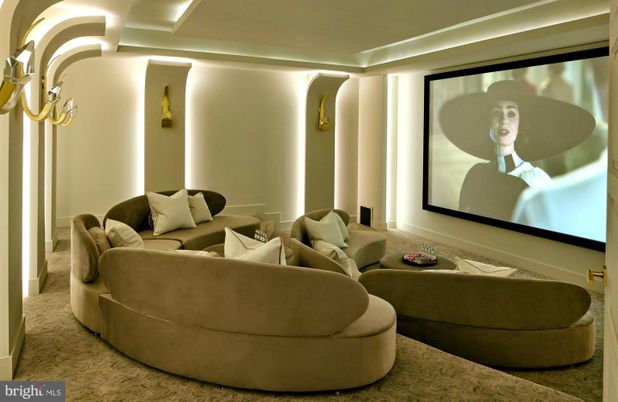 Interior, Projection Screen, Theatre Room