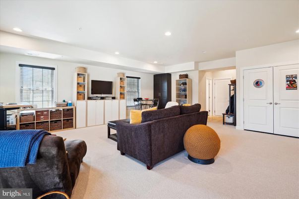 Interior, Living room, Recessed Lighting
