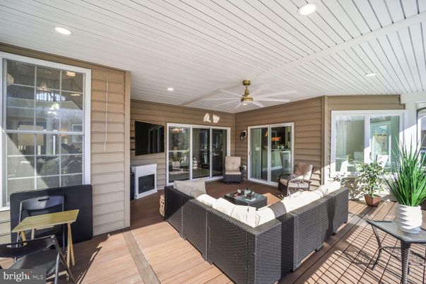 Exterior, Recessed Lighting, Wood Texture Flooring