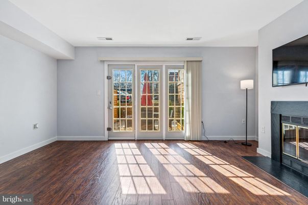 Empty room, Fireplace, Interior, Wood Texture Flooring