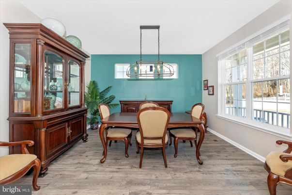 Chandelier, Dining room, Interior, Pendant Lights, Wood Texture Flooring