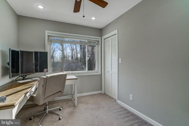 Home Office, Interior, Recessed Lighting