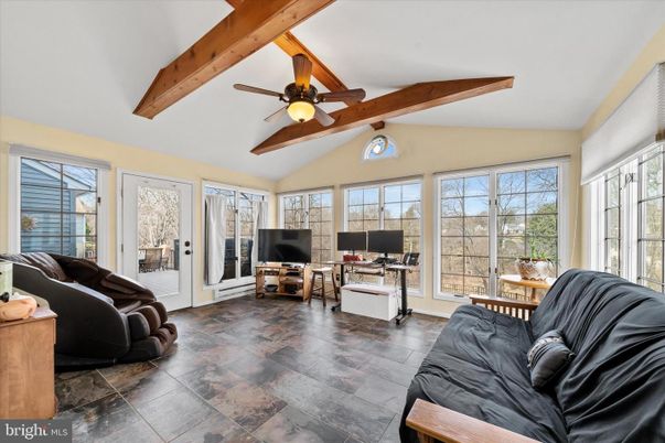 Interior, Living room, Wooden Beams