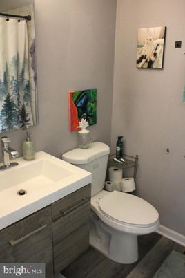Bathroom, Interior, Wood Texture Flooring
