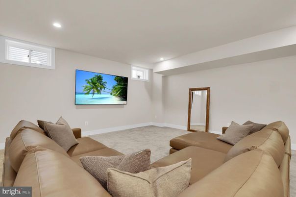 Interior, Living room, Recessed Lighting