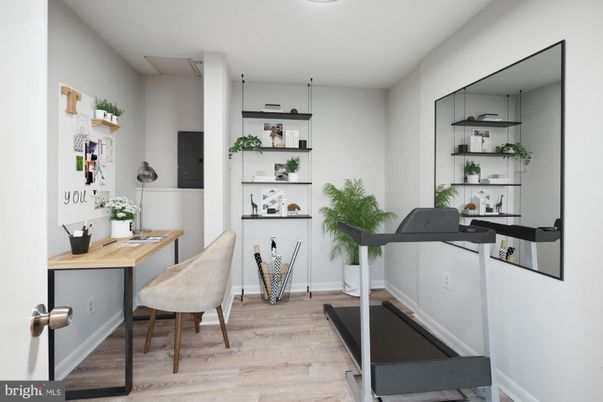 Home Office, Interior, Wood Texture Flooring