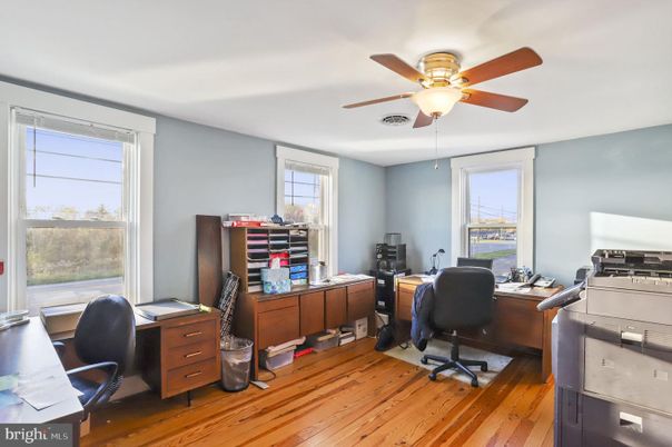 Home Office, Interior, Wood Texture Flooring