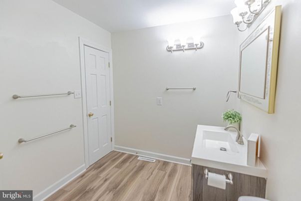 Bathroom, Interior, Wood Texture Flooring