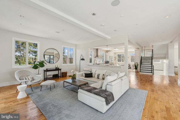 Interior, Kitchen, Living room, Pendant Lights, Recessed Lighting, Wood Texture Flooring