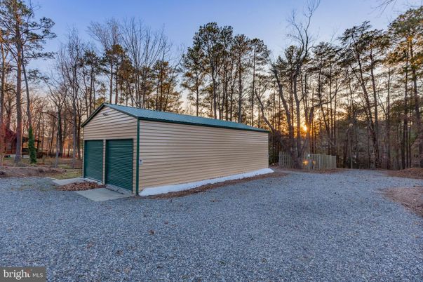Backyard, Detached Garage, Exterior