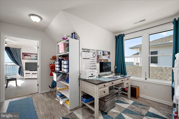 Home Office, Interior, Wood Texture Flooring