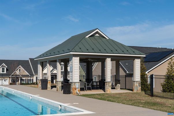 Exterior, Pool, Solar Panels
