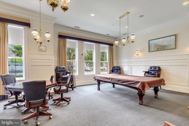 Billiard Table, Chandelier, Game Room, Home Office, Interior, Pendant Lights, Recessed Lighting