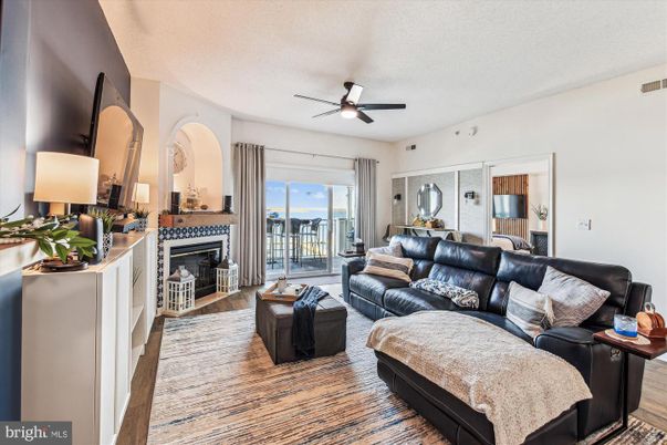 Fireplace, Interior, Living room, Wood Texture Flooring