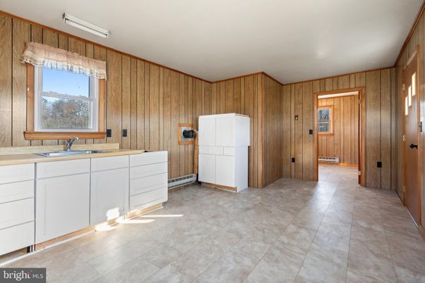 Interior, Kitchen, Wooden Walls