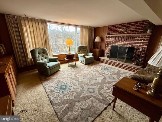 Fireplace, Interior, Living room, Stone Walls