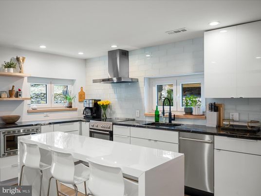 Interior, Kitchen, Recessed Lighting, Stainless Steel Appliances