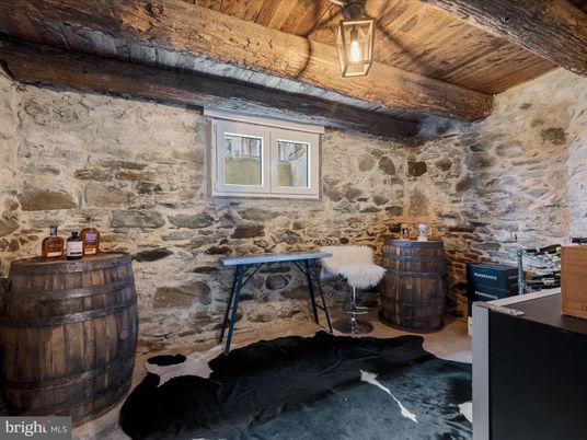 Interior, Stone Walls, Wooden Beams, Wooden Ceilings