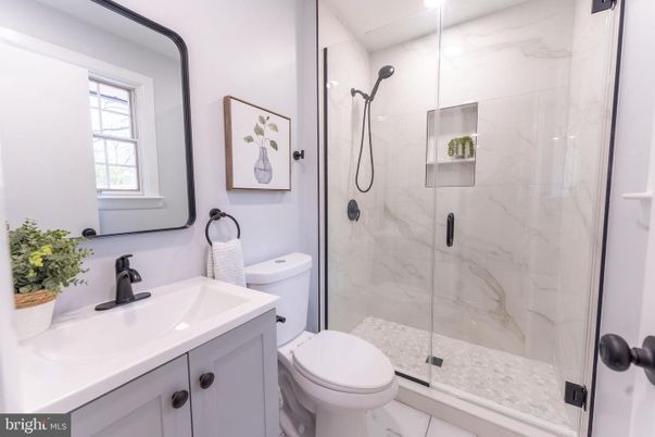 Bathroom, Glass Shower, Interior, Marble, Marble Walls
