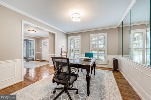Home Office, Interior, Wood Texture Flooring