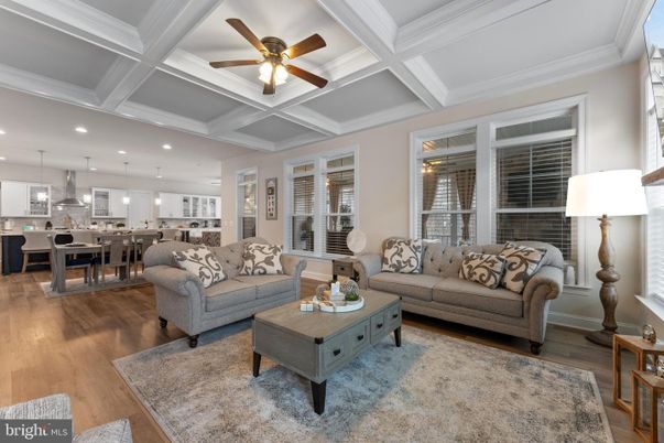 Dining room, Interior, Kitchen, Living room, Pendant Lights, Recessed Lighting, Wood Texture Flooring