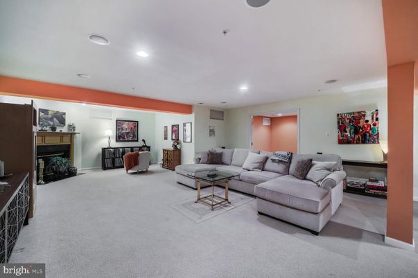 Fireplace, Interior, Living room, Recessed Lighting