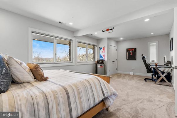 Bedroom, Home Office, Interior, Recessed Lighting